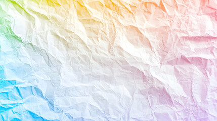 Obraz premium Colorful Crumpled Paper Texture Background