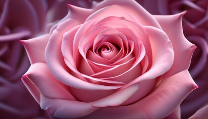 Obraz premium a vibrant pink rose with delicate petals showcasing its intricate layers and lush texture