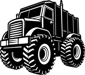 vector illustration of a truck