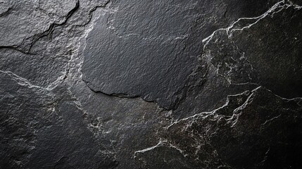 Dark Grey Slate Texture Background, Minimal and Clean Design, Perfect for Modern Aesthetics
