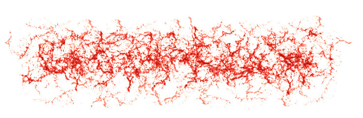 Vibrant Red Splatter Texture. Texture Crackles