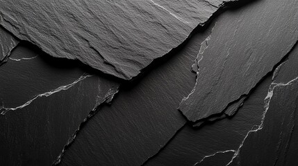 Dark Grey Slate Texture Background, Minimal and Clean Design, Perfect for Modern Aesthetics
