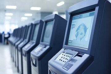 Airport Kiosks Line-Up