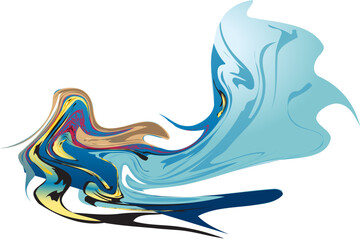 Abstract Flowing Colors (3)