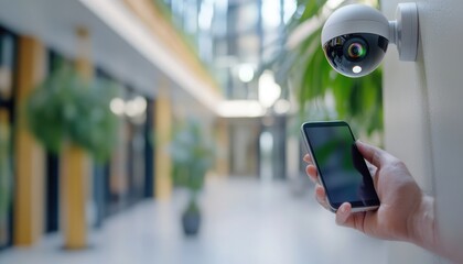 Security camera mobile phone access smart technology