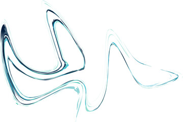 Abstract Flowing Lines