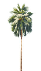 PNG Minimal space palm tree plant tranquility arecaceae.