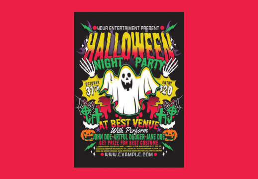Halloween Party Celebration Flyer