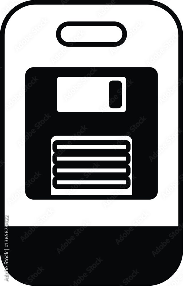Poster concept of nostalgia and the idea of using old technology