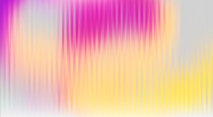 Vector Blurred holographic gradient background. Ribbed glass texture.