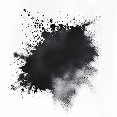 Watercolor black splash