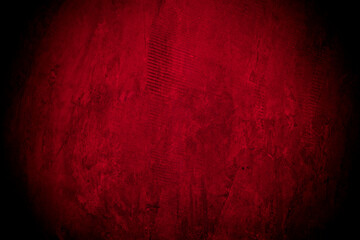 Old wall texture cement black red  background abstract dark color design are light with white...