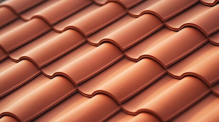 Bold Outdoor Advertising Image Featuring Standard Roofing Tiles in Terracotta Color