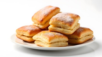 sweet buns on a plate