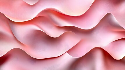 Obraz premium A beautiful abstract composition of flowing pink fabric shapes