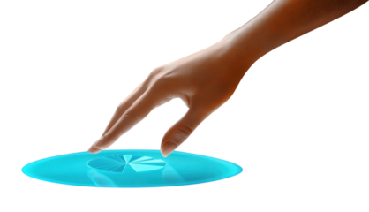 PNG Display touch chart hand.