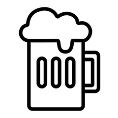Beer icon illustration. Party vector illustrations.