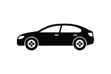 Fototapeta premium Car icon on white background