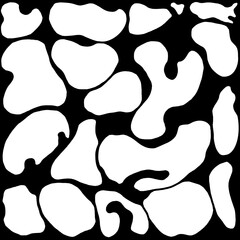 abstraction black background with white spots