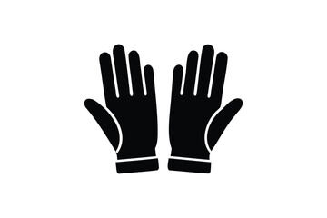 Obraz premium Gloves Icon on white background