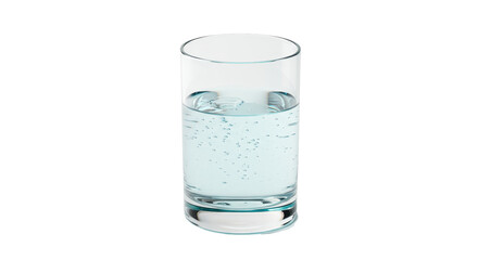 Isolated Glass of Water