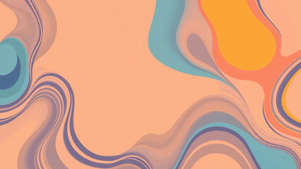 abstract background with waves