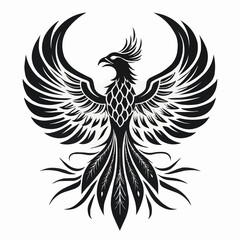 Obraz premium logo of a Phoenix Rising