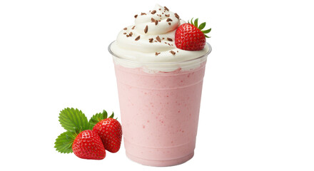 Isolated Strawberry Smoothie