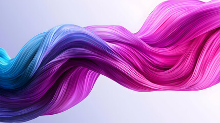 Obraz premium Abstract Colorful Flowing Fabric Design