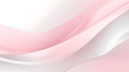Fototapeta premium Abstract Pink and White Wave Background Design