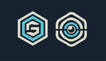 Logotipos Modernos com Design Geométrico e Estilo Tecnológico, Logotipos de empresa futurista com elementos digitais e abstratos, Marca profissional com identidade visual forte e moderna. 