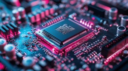 A close-up of a CPU socket with a processor installed, placed on a white surface