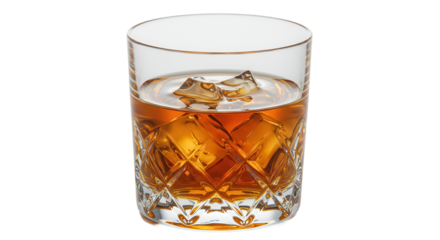 Isolated Whiskey Glass