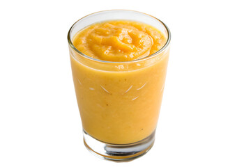 Creamy blended mango drink for a healthy treat.