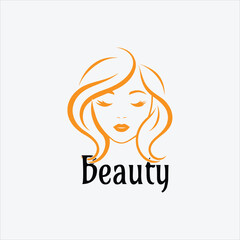 10 beauty logo face salon word letter alphabet