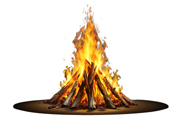 burning match on fire