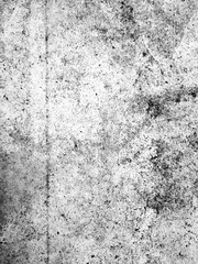 Minimalist concrete texture. Light gray stone wall with soft shading, dirt, scratches and spots. Vertical vector background for poster, cover, and vintage style designs