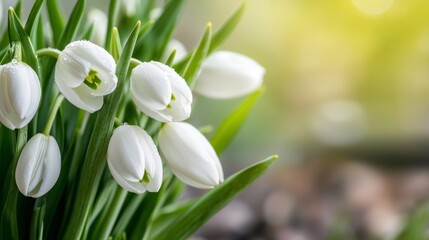 a bunch of white flowers