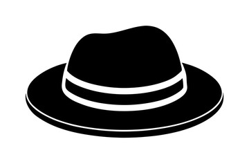 black hat isolated on white