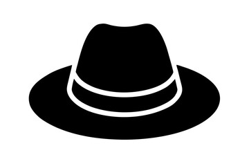 black hat isolated on white