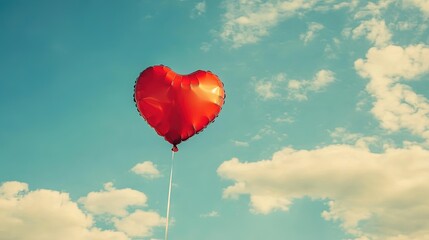 Fototapeta premium Romantic hot air balloons floating in the sky