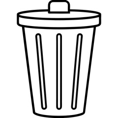 trash bin icon