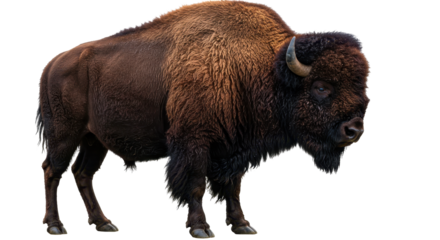 Isolated American Bison