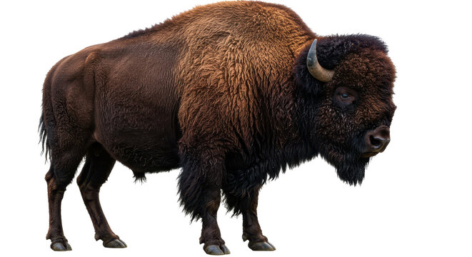 Isolated American Bison