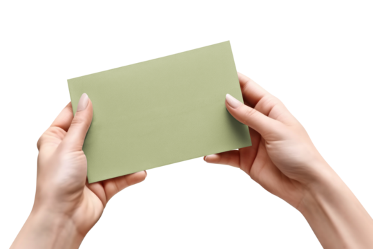 Invitation card png, design element, transparent background - Powered by Adobe