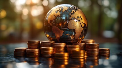 Global riches portrayed in light high resolution photo