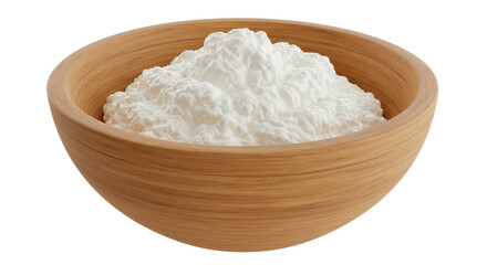 Isolated Bowl of Cottage Cheese