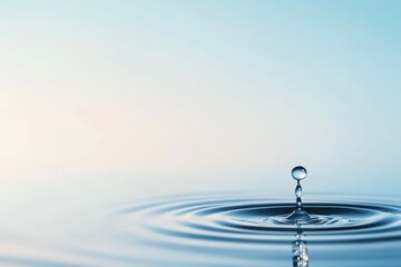 Water drop ripples abstract design