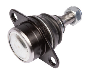 terminal, bushing, ball joint, spare part for car on white background