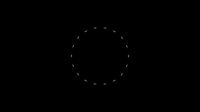 firework shape Motion Graphic 4K Effect circle burst black Background of motion graphics Animation . After Effects pop up, line, shiny, blast black screen background firework elements.